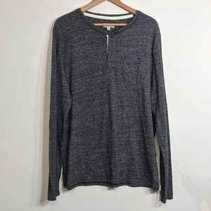 COPY - Cape Juby Men's Henley Long Sleeve Shirt Size L